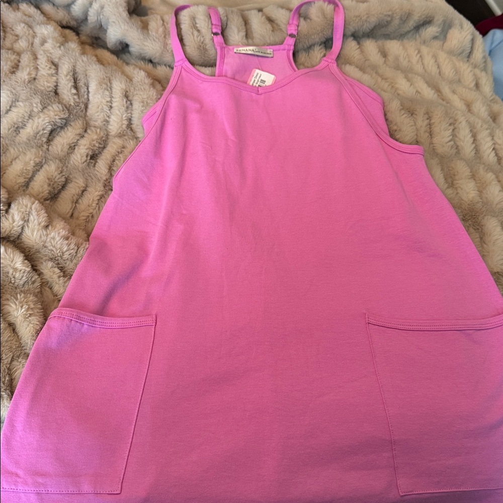 Pink romper dress
